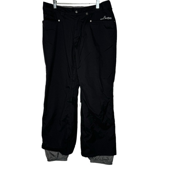 Burton SMU Snowboard Ski Pants Adjustable Waist Black Medium - Picture 1 of 11